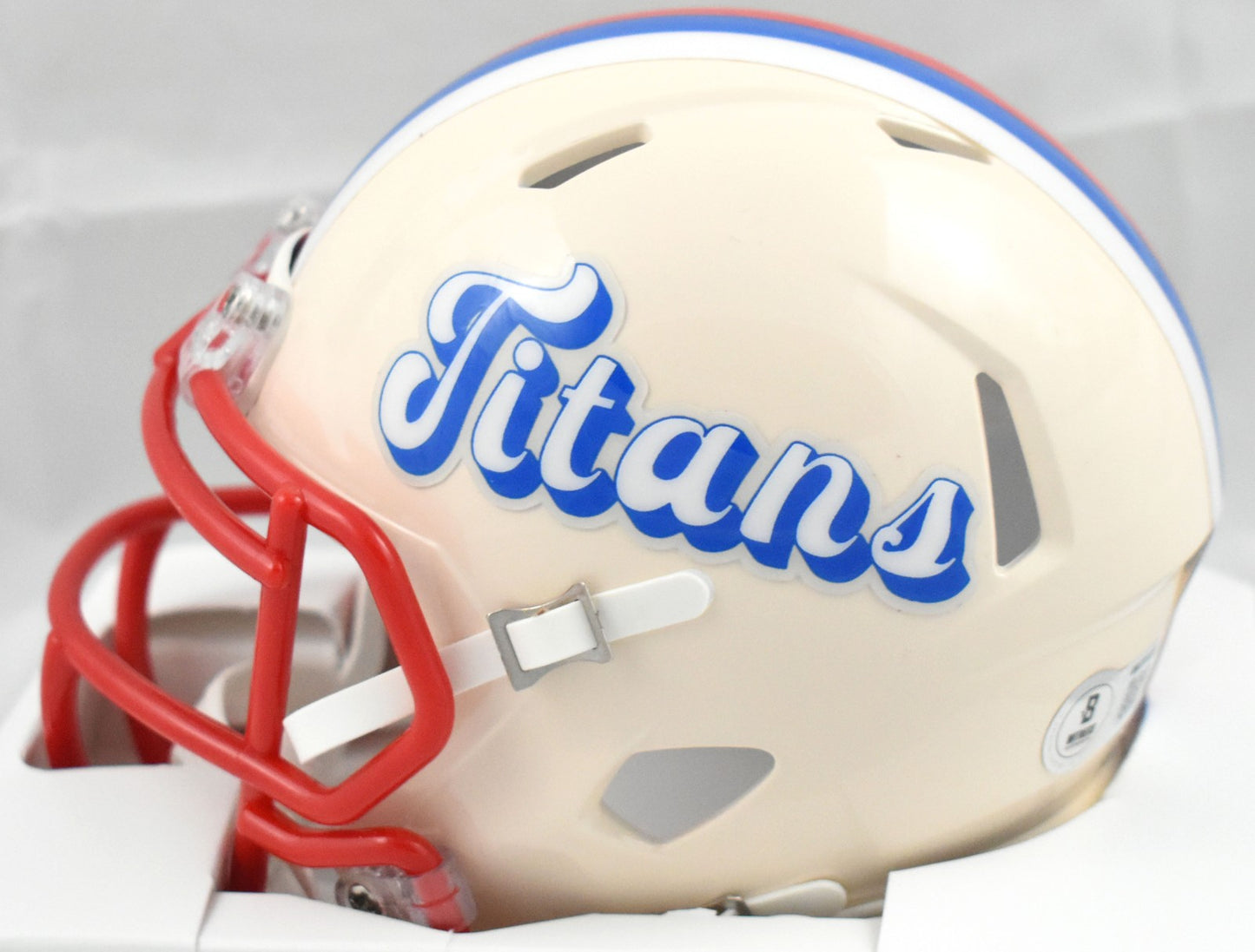 Vince Young Signed Tennessee Titans Retro Speed Mini Helmet