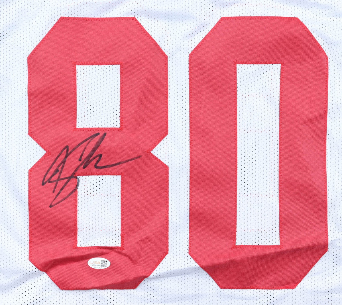 Jeremy Shockey Autographed New York Giants White Custom Jersey