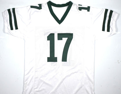 Malachi Corley Autographed White Custom Football Jersey