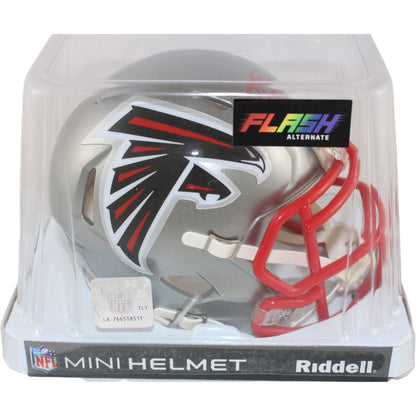 Julio Jones Atlanta Falcons Flash Alternate Mini Helmet Autographed