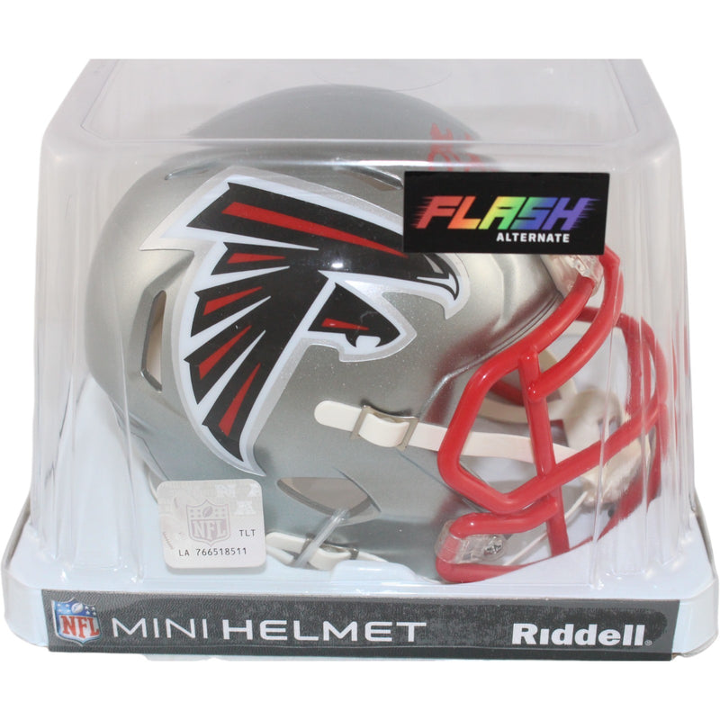 Julio Jones Atlanta Falcons Flash Alternate Mini Helmet Autographed
