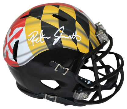 Rakim Jarrett Signed Maryland Terrapins Pride Speed Mini Helmet Beckett