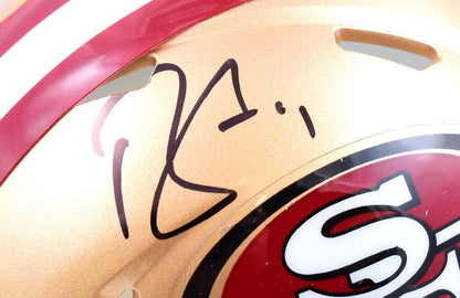 Brandon Aiyuk Signed San Francisco 49ers Mini Helmet - Black