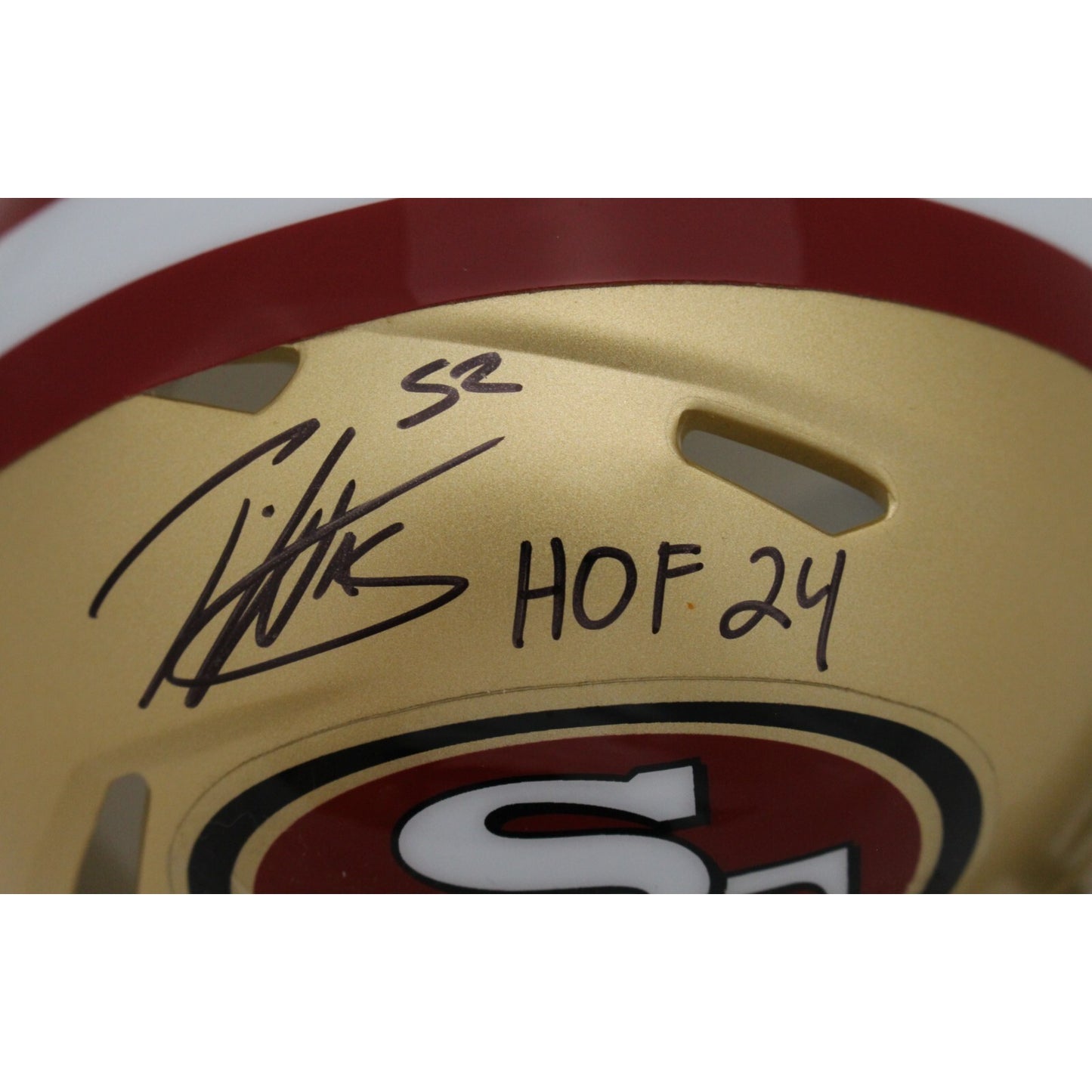 Patrick Willis Autographed San Francisco 49ers Mini Helmet (HOF 24)