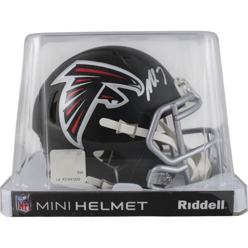 Michael Vick Atlanta Falcons Signed Speed Mini Helmet (Beckett Witness)