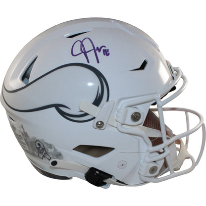 Justin Jefferson Signed Minnesota Vikings 2024 STS SpeedFlex Authentic Helmet