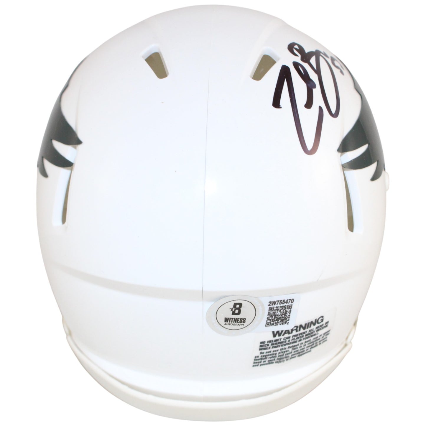 Zack Baun Autographed Philadelphia Eagles Throwback Mini Helmet