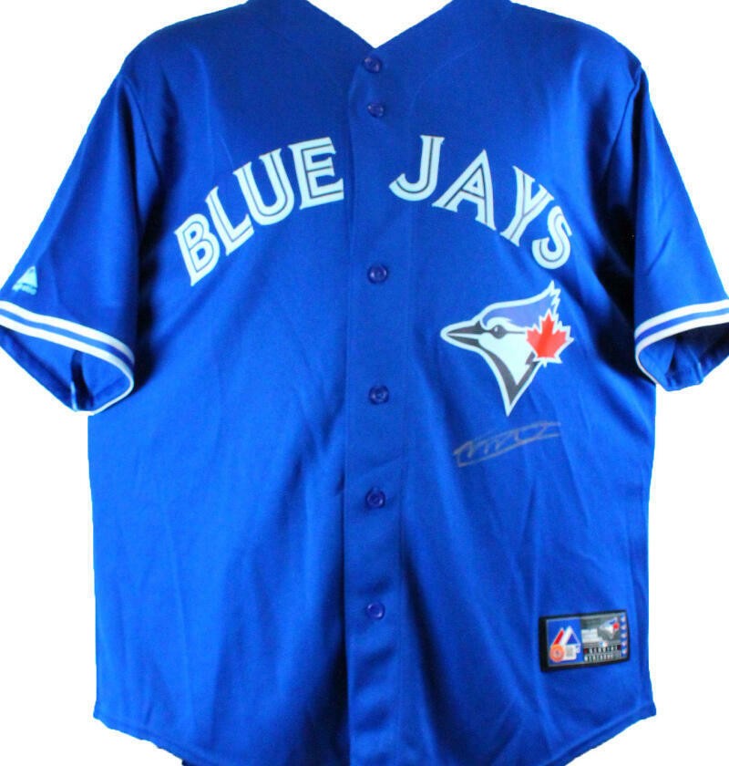 Vladimir Guerrero Jr. Autographed Toronto Blue Jays Majestic Jersey - Silver