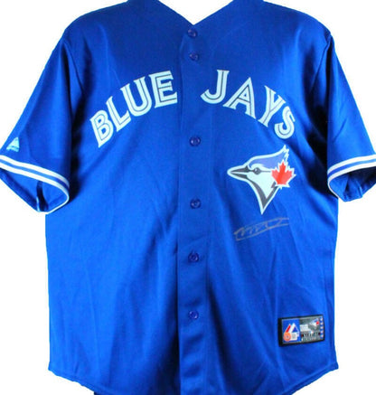 Vladimir Guerrero Jr. Autographed Toronto Blue Jays Majestic Jersey - Silver