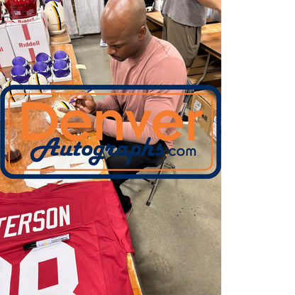 Adrian Peterson Signed Minnesota Vikings Retro Mini Helmet