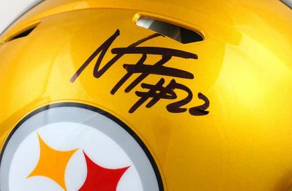 Najee Harris Autographed Pittsburgh Steelers Flash Speed Authentic Helmet