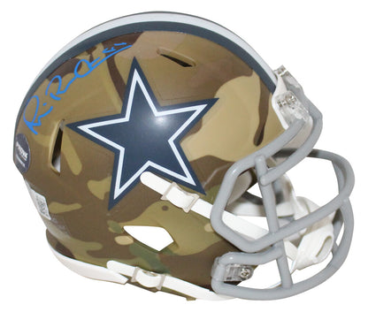 Michael Irvin Autographed Dallas Cowboys Camo Mini Helmet