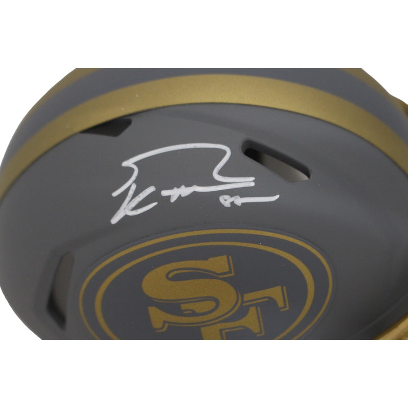George Kittle Signed San Francisco 49ers Slate Speed Mini Helmet