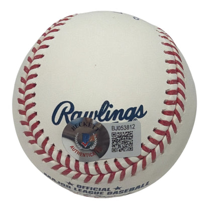 Tom Browning Signed Cincinnati Reds Official MLB Baseball - PG Line Score