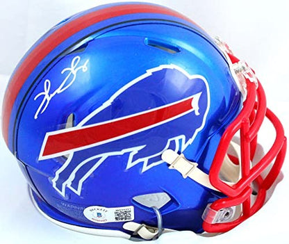 Thurman Thomas Signed Buffalo Bills Flash Speed Mini Helmet