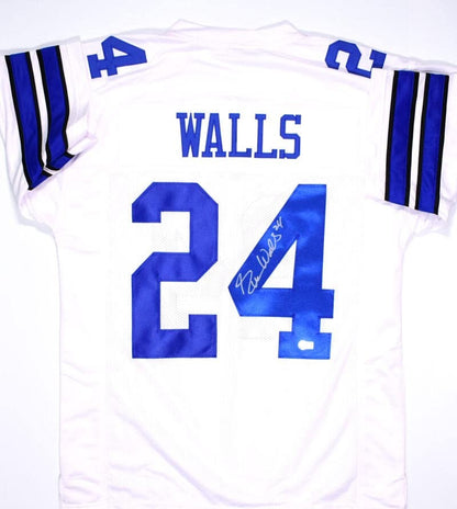 Everson Walls Signed White Custom Football Jersey