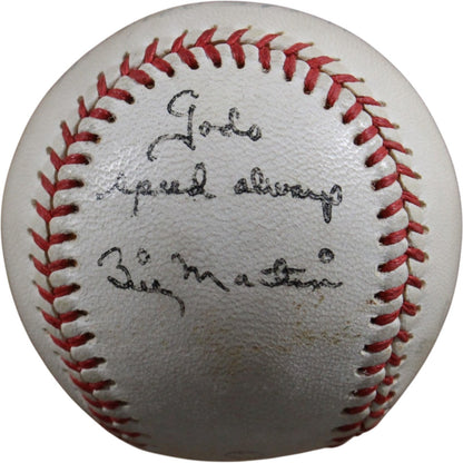 Mickey Mantle, Whitey Ford & Billy Martin Signed Yankees Baseball
