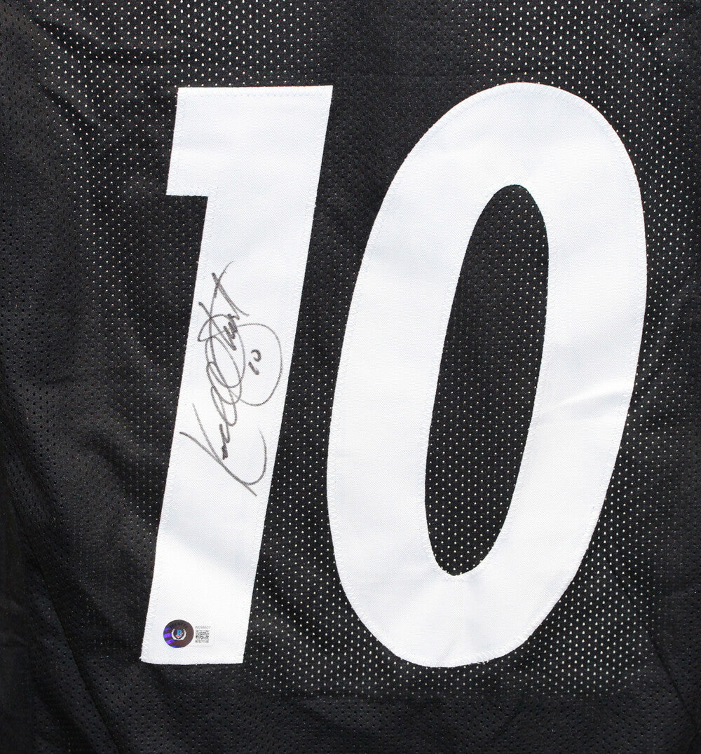 Kordell Stewart Signed Pittsburgh Steelers Style Custom Jersey Beckett