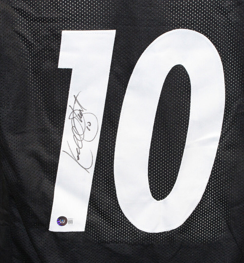 Kordell Stewart Signed Pittsburgh Steelers Style Custom Jersey Beckett