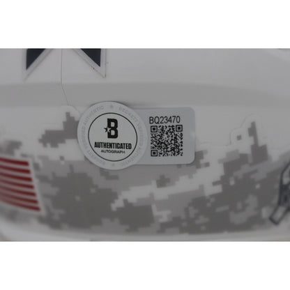 Patrick Mahomes Signed Kansas City Chiefs 2024 Salute to Service Mini Helmet