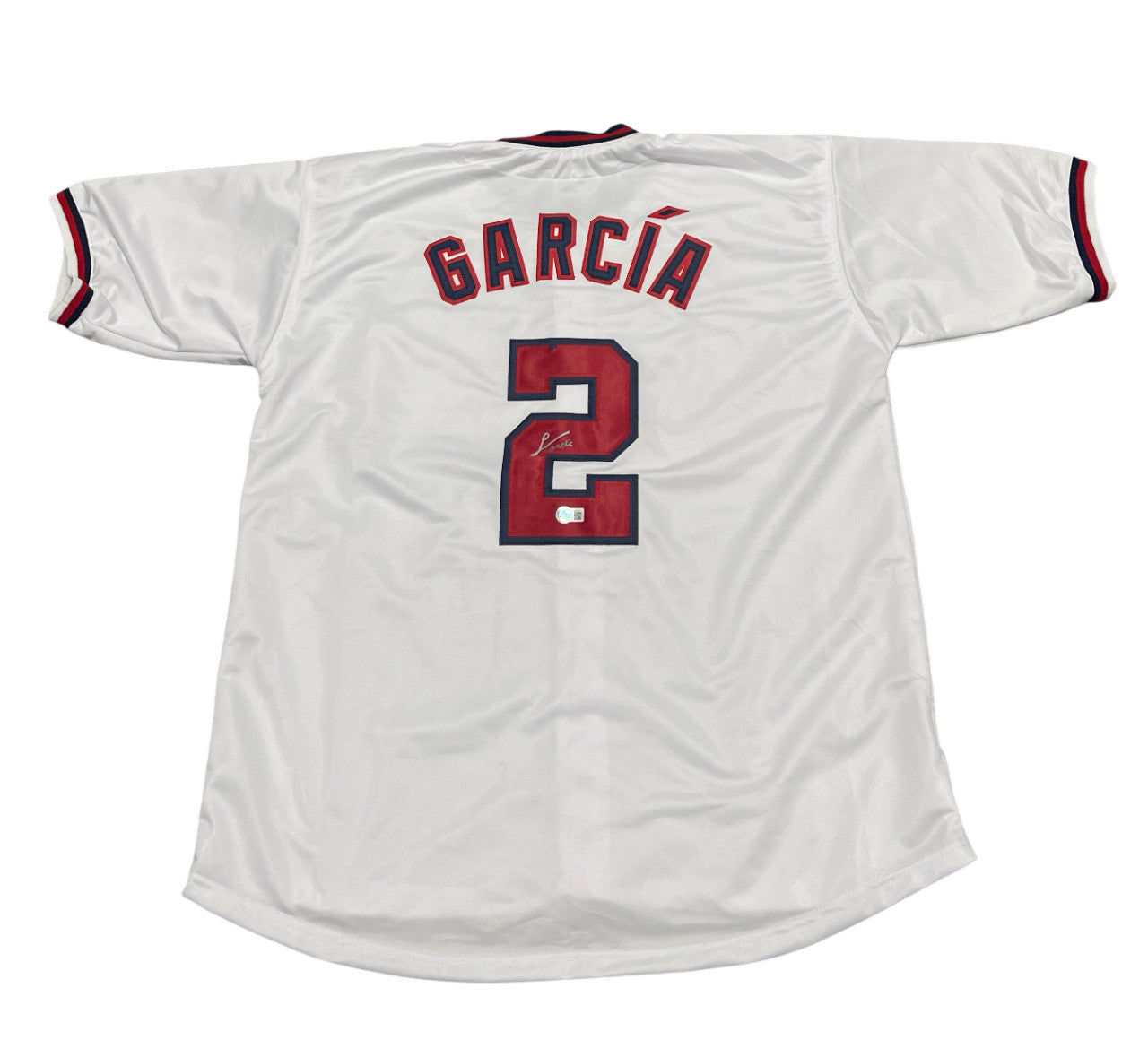 Luis Garcia Signed Washington Nationals Custom Baseball Jersey (Beckett COA)