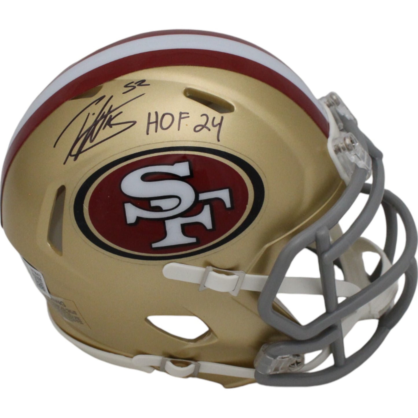 Patrick Willis Autographed San Francisco 49ers Mini Helmet (HOF 24)