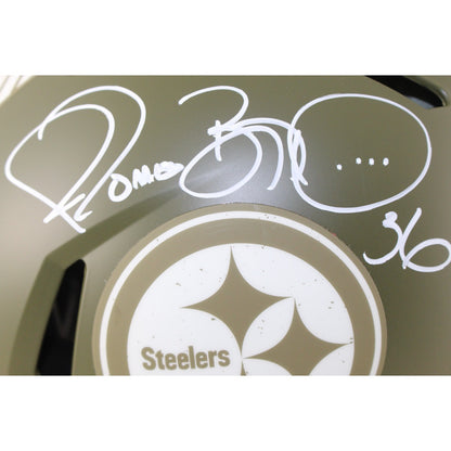 Jerome Bettis Signed Pittsburgh Steelers STS Authentic Full Size Helmet