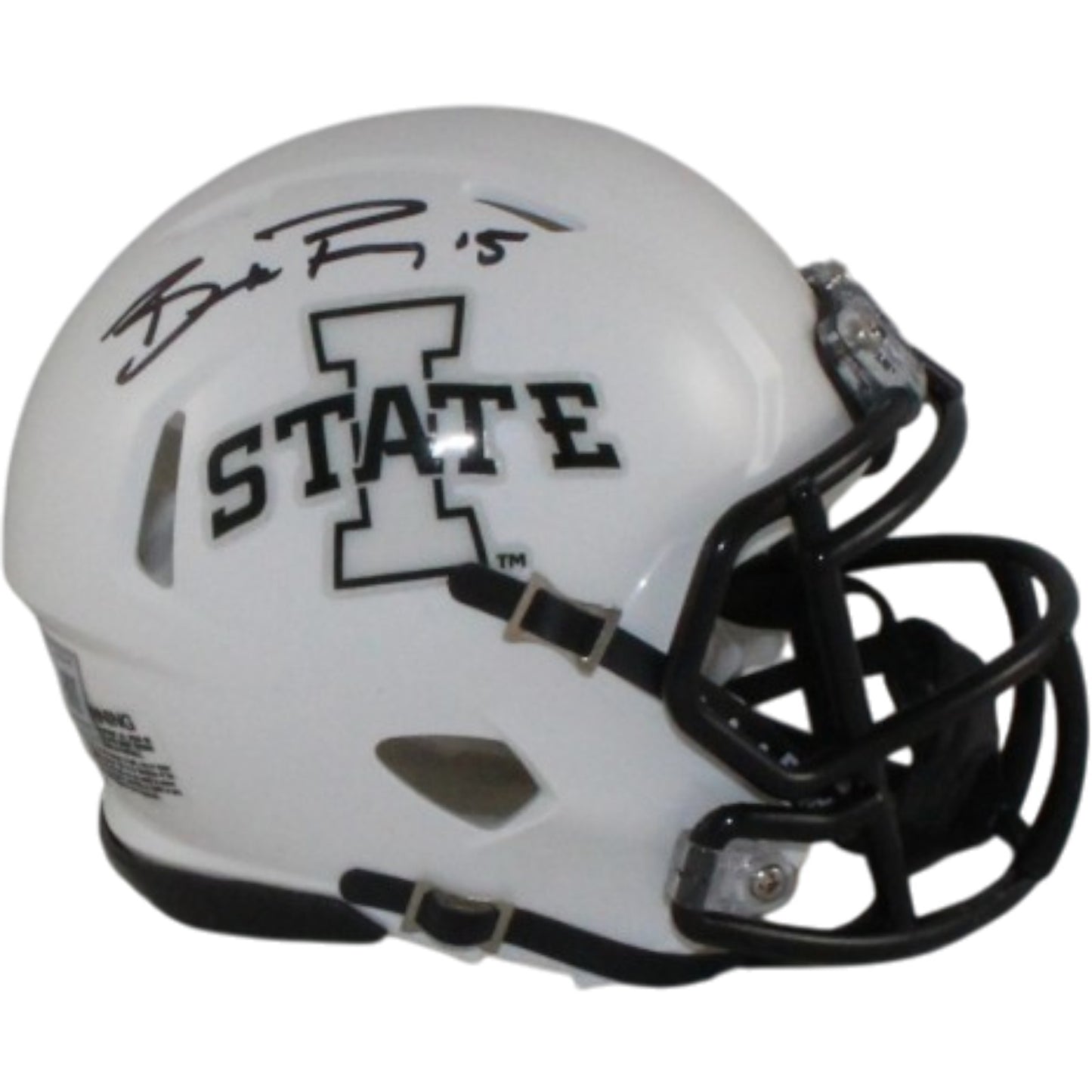 Brock Purdy Signed Iowa State Cyclones Slate Mini Helmet