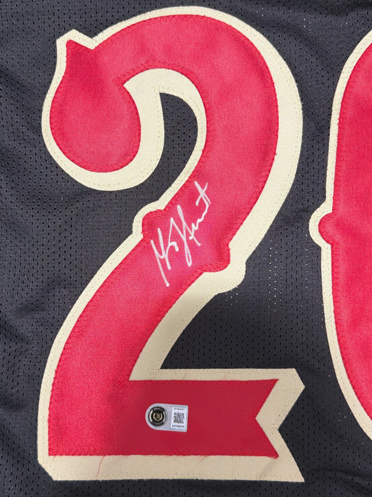 Garrison Hearst Signed San Francisco 49ers Custom Rivalries Jersey