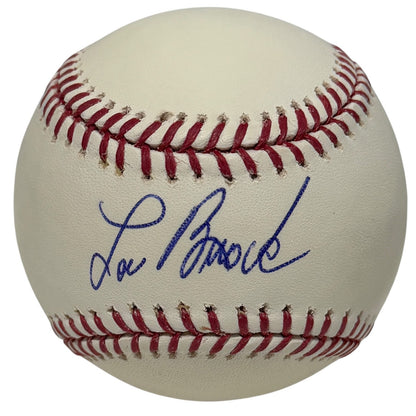 Lou Brock St. Louis Cardinals Signed ROMLB Baseball (JSA COA)