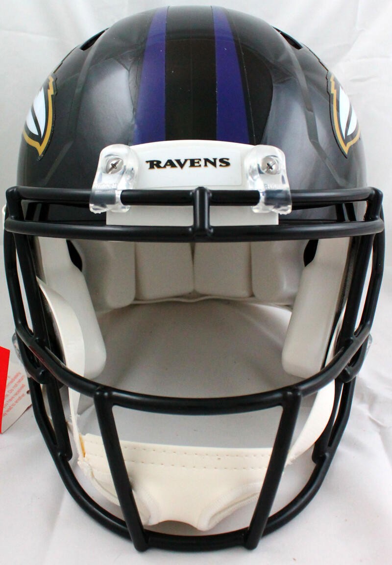 Ray Lewis Signed Baltimore Ravens Full Size Speed Authentic Helmet HOF