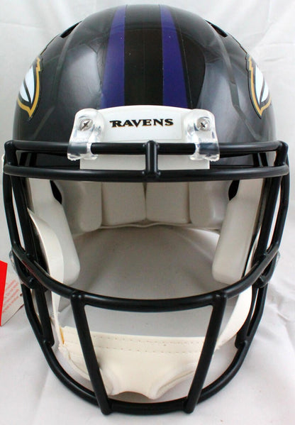 Ray Lewis Signed Baltimore Ravens Full Size Speed Authentic Helmet HOF