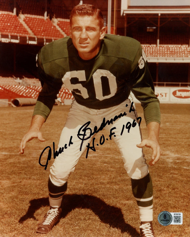 Chuck Bednarik Autographed Philadelphia Eagles 8x10 Photo