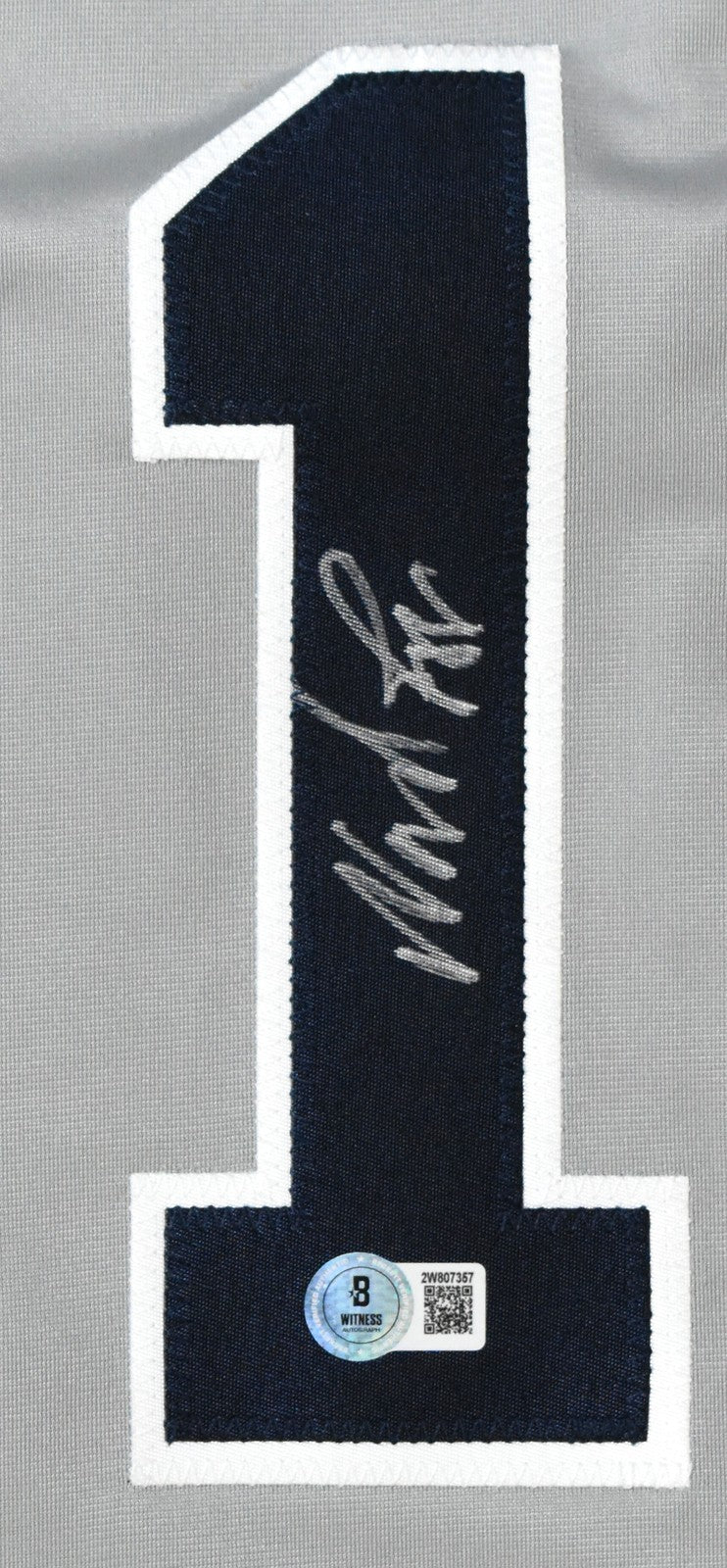 Wade Boggs Signed New York Yankees Grey Custom Jersey