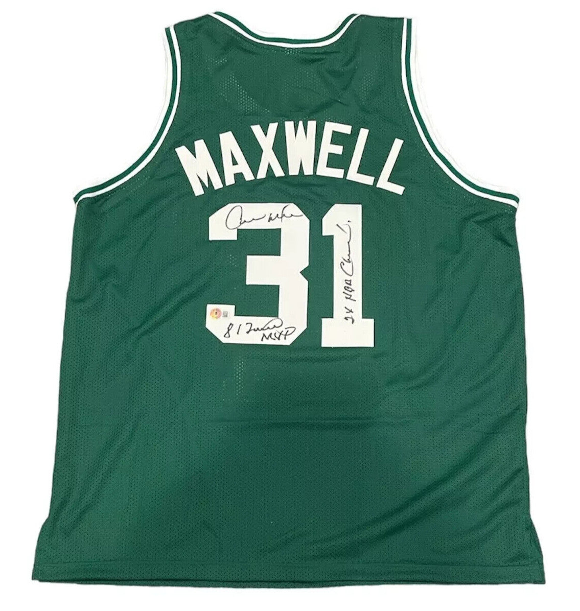 Cedric Maxwell Signed Boston Celtics Custom Jersey (BAS COA)