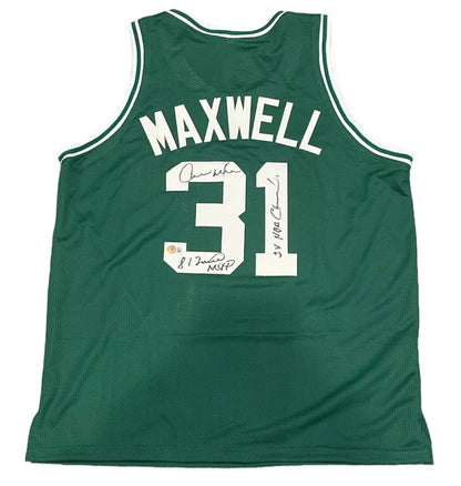 Cedric Maxwell Signed Boston Celtics Custom Jersey (BAS COA)