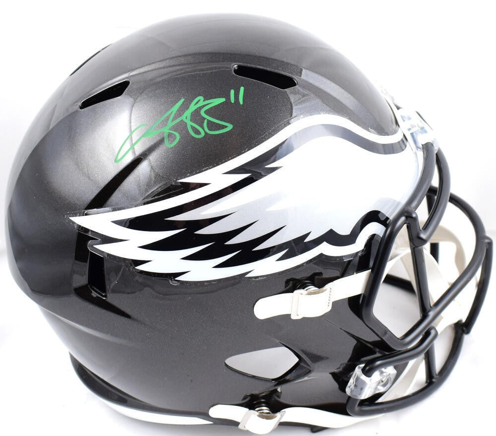 A.J. Brown Signed Philadelphia Eagles Full Size Speed Helmet