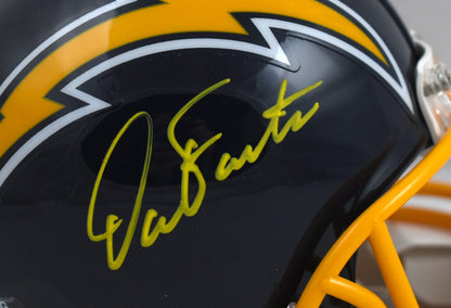 Dan Fouts Autographed Los Angeles Chargers Speed Mini Helmet