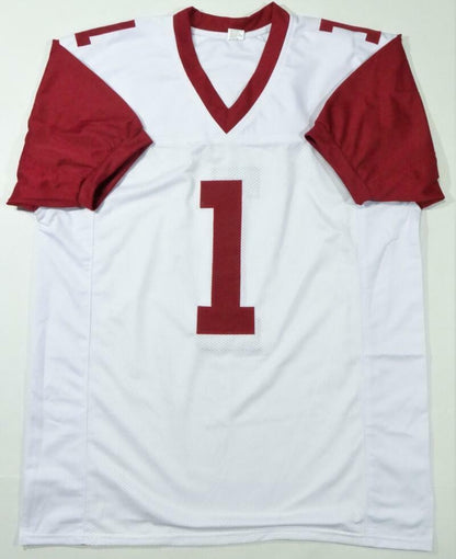 Kyler Murray Autographed White Custom Football Jersey