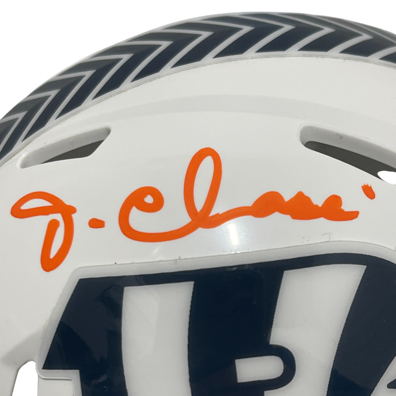 Ja'Marr Chase Signed Cincinnati Bengals 2024 Salute to Service Mini Helmet