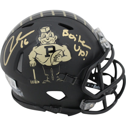 Aidan O'Connell Signed Purdue Boilermakers Vintage Pete Mini Helmet Inscribed