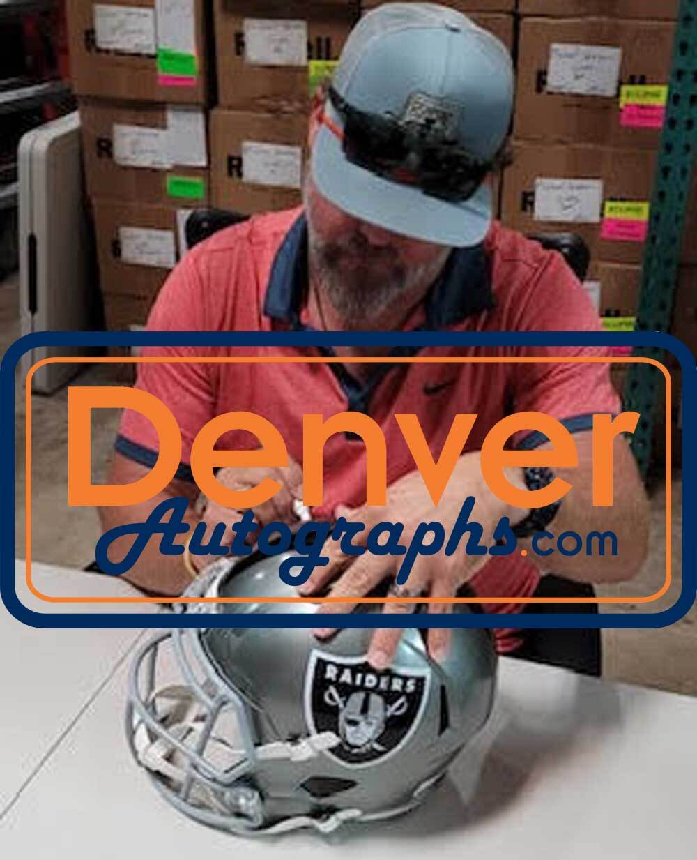 Shane Lechler Signed Las Vegas Raiders Full Size Flash Speed Helmet