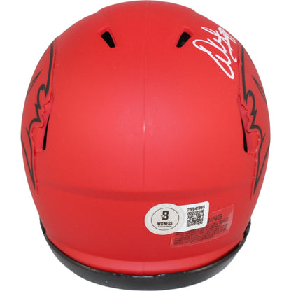 Warren Sapp Autographed Tampa Bay Buccaneers Rave Mini Helmet