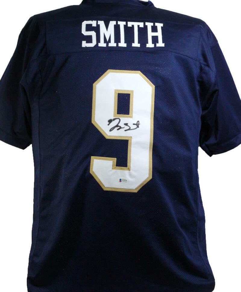 Jaylon Smith Autographed Navy Blue Custom College Style Jersey