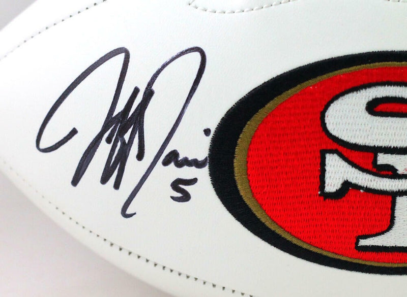 Jeff Garcia Signed San Francisco 49ers Logo Football