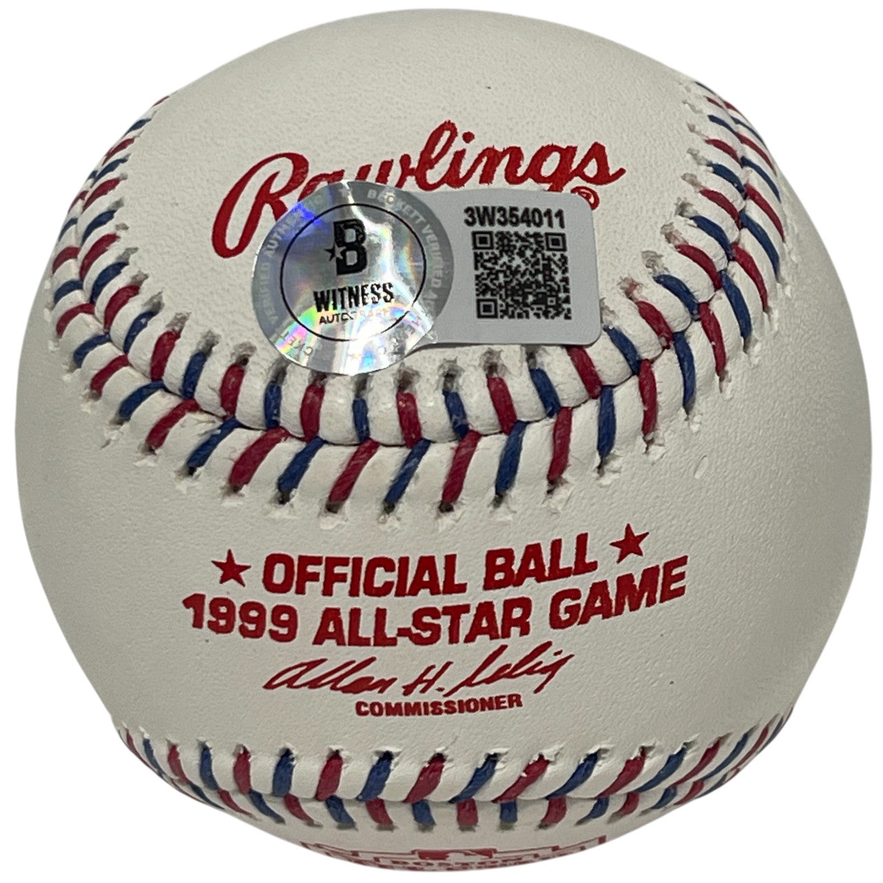 Pedro Martinez Autographed 1999 All-Star Game Baseball Beckett BAS