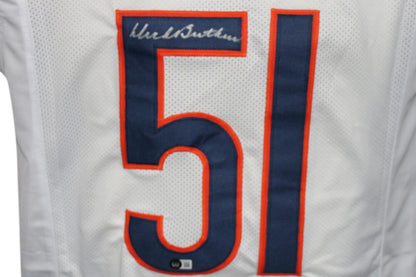 Dick Butkus Signed Chicago Bears Pro Style Jersey (White)