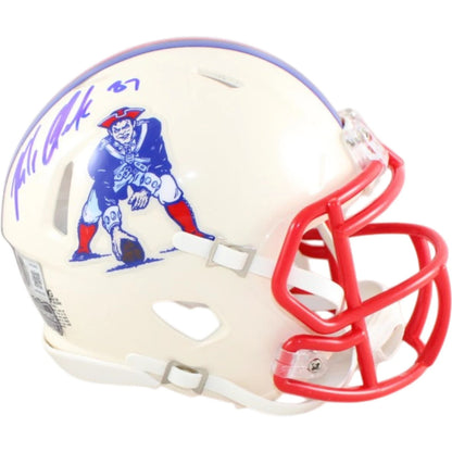 Rob Gronkowski Signed New England Patriots Retro Mini Helmet