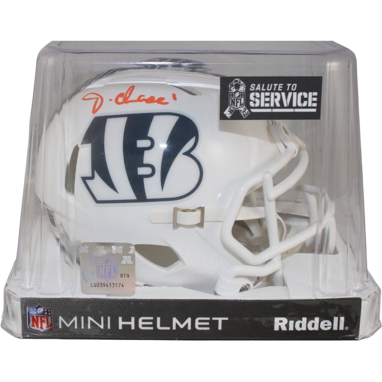 Ja'Marr Chase Cincinnati Bengals Autographed 2024 STS Mini Helmet