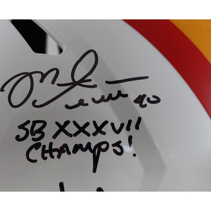 Mike Alstott, Warren Sapp & Stars Signed Buccaneers Full Size Helmet